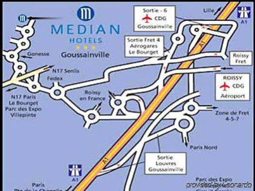 Median Roissy Cdg Aeroport Hotel Goussainville Kültér fotó